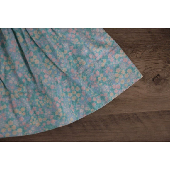 VINTAGE The Childrens Hour by Jan Briggs Girls Pleated Lace Floral Dress Size 7 - Picture 5 of 10